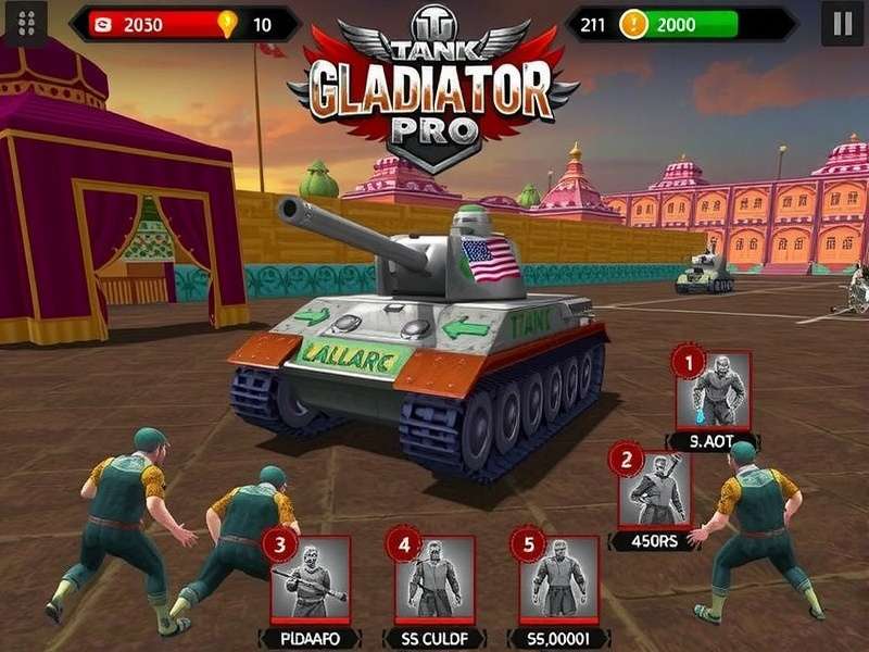 Tank Gladiator Pro Gameplay Screenshot